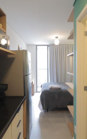 Studio à venda com 20m², 1 quarto e sem vagaCozinha