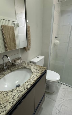 Apartamento para alugar com 52m², 2 quartos e 1 vaga Apartamento para alugar com 52m², 2 quartos e 1 vagaBanheiro