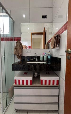 Apartamento à venda com 81m², 2 quartos e 3 vagas Apartamento à venda com 81m², 2 quartos e 3 vagasBanheiro