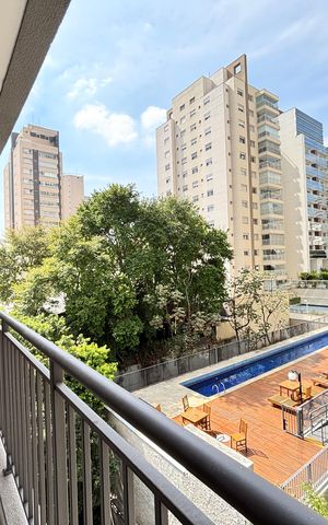 Apartamento para alugar com 27m², 1 quarto e sem vaga