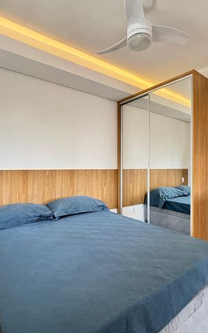 Apartamento para alugar com 27m², 1 quarto e sem vaga