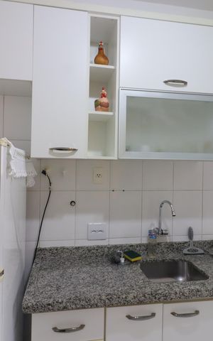 Apartamento para alugar com 68m², 2 quartos e 1 vagaCozinha e Área de Serviço