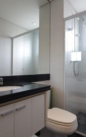 Apartamento à venda com 165m², 3 quartos e 3 vagasBanheiro da Suíte 1