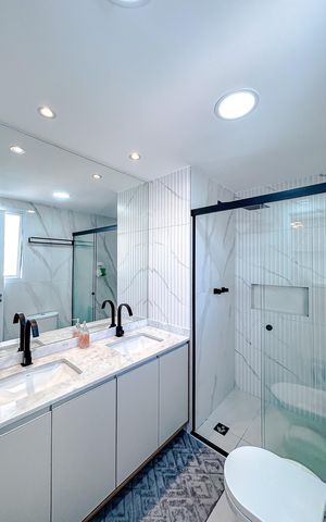 Apartamento à venda com 80m², 2 quartos e 1 vagaBanheiro da Suíte 1