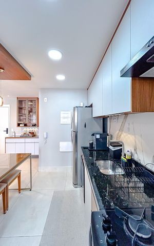 Apartamento à venda com 80m², 2 quartos e 1 vagaCozinha
