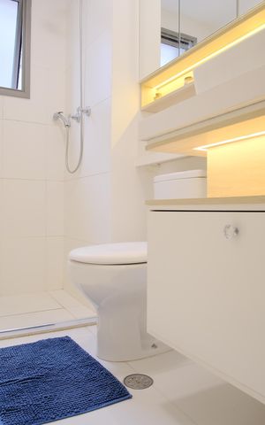 Apartamento à venda com 89m², 2 quartos e 1 vagaBanheiro da Suíte