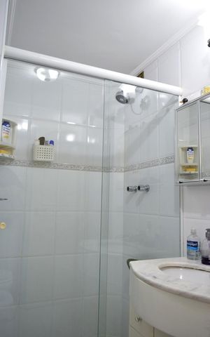 Apartamento à venda com 100m², 2 quartos e 1 vagaBanheiro social