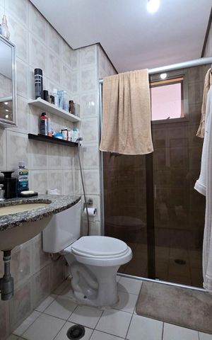 Apartamento à venda com 39m², 1 quarto e 1 vaga Apartamento à venda com 39m², 1 quarto e 1 vagaBanheiro