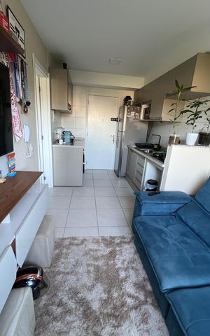 Studio à venda com 29m², 1 quarto e sem vaga