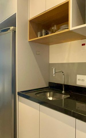 Studio para alugar com 22m², 1 quarto e sem vaga Studio para alugar com 22m², 1 quarto e sem vagaCozinha