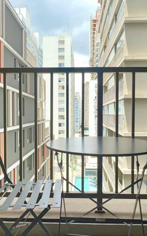 Studio para alugar com 22m², 1 quarto e sem vaga Studio para alugar com 22m², 1 quarto e sem vagaVaranda