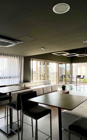 Studio para alugar com 22m², 1 quarto e sem vaga Studio para alugar com 22m², 1 quarto e sem vagaSalão de Festas