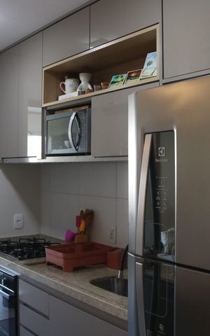Apartamento à venda com 62m², 2 quartos e 1 vagaCozinha e Área de Serviço