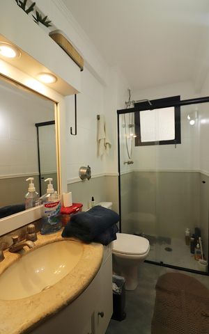 Apartamento à venda com 105m², 3 quartos e 1 vagaBanheiro Social