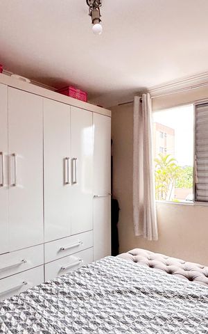 Apartamento à venda com 44m², 2 quartos e 1 vaga Apartamento à venda com 44m², 2 quartos e 1 vagaQuarto 1
