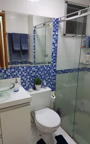 Apartamento à venda com 58m², 2 quartos e 1 vaga Apartamento à venda com 58m², 2 quartos e 1 vagaBanheiro