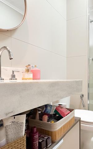 Apartamento à venda com 127m², 3 quartos e 2 vagas Apartamento à venda com 127m², 3 quartos e 2 vagasBanheiro da Suíte 1