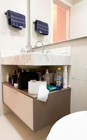 Apartamento à venda com 127m², 3 quartos e 2 vagas Apartamento à venda com 127m², 3 quartos e 2 vagasBanheiro da Suíte 2
