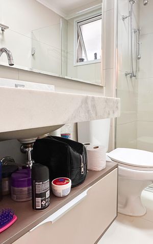 Apartamento à venda com 127m², 3 quartos e 2 vagas Apartamento à venda com 127m², 3 quartos e 2 vagasBanheiro da Suíte 2