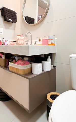 Apartamento à venda com 127m², 3 quartos e 2 vagas Apartamento à venda com 127m², 3 quartos e 2 vagasBanheiro da Suíte 1
