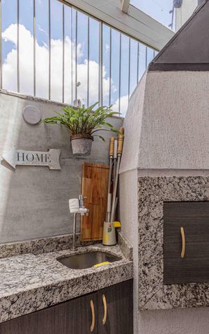 Casa de condomínio à venda com 94m², 3 quartos e 2 vagasEspaço Gourmet