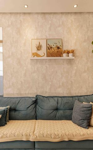 Casa de condomínio à venda com 94m², 3 quartos e 2 vagasSala