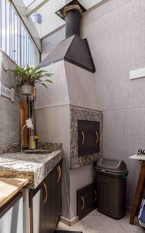 Casa de condomínio à venda com 94m², 3 quartos e 2 vagasEspaço Gourmet