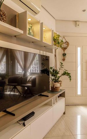 Casa de condomínio à venda com 94m², 3 quartos e 2 vagasSala