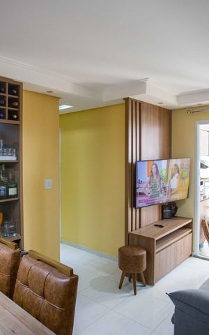 Apartamento à venda com 50m², 2 quartos e 1 vagaSala