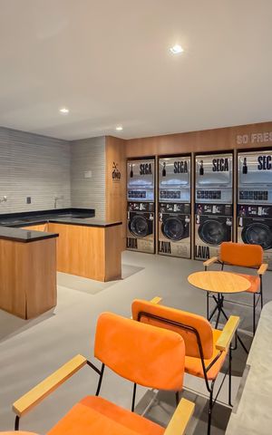 Studio à venda com 24m², 1 quarto e sem vagaLavanderia