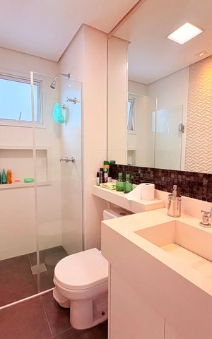 Apartamento à venda com 110m², 3 quartos e 2 vagasBanheiro Social