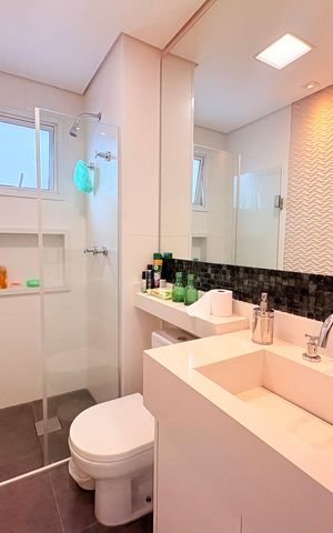Apartamento à venda com 110m², 3 quartos e 2 vagasBanheiro Social