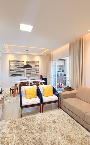 Apartamento à venda com 110m², 3 quartos e 2 vagasSala