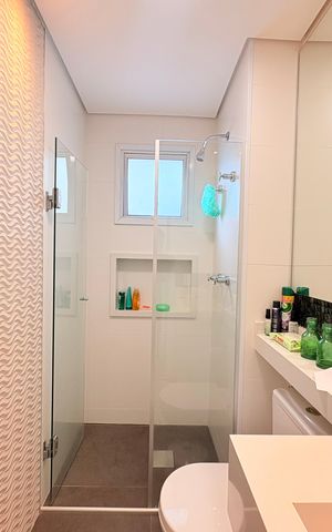 Apartamento à venda com 110m², 3 quartos e 2 vagasBanheiro Social