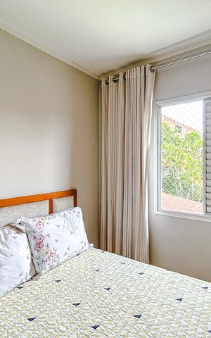 Apartamento à venda com 64m², 2 quartos e 1 vagaQuarto 1