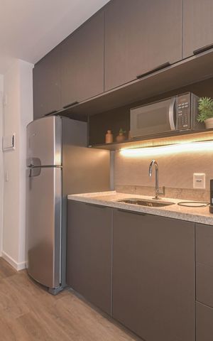 Studio à venda com 19m², 1 quarto e sem vaga Studio à venda com 19m², 1 quarto e sem vagaCozinha