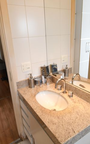 Apartamento para alugar com 104m², 2 quartos e 2 vagasBanheiro Suíte