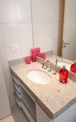 Apartamento para alugar com 104m², 2 quartos e 2 vagasBanheiro Suíte