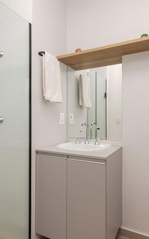 Apartamento para alugar com 34m², 2 quartos e sem vaga Apartamento para alugar com 34m², 2 quartos e sem vagaBanheiro Social