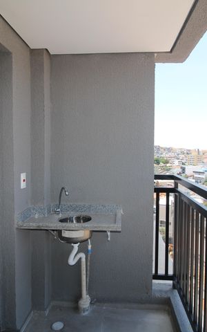 Apartamento à venda com 40m², 1 quarto e sem vagaStudio - Varanda