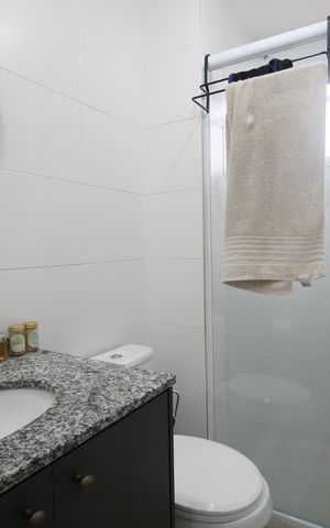 Apartamento para alugar com 74m², 2 quartos e 1 vagaBanheiro 2