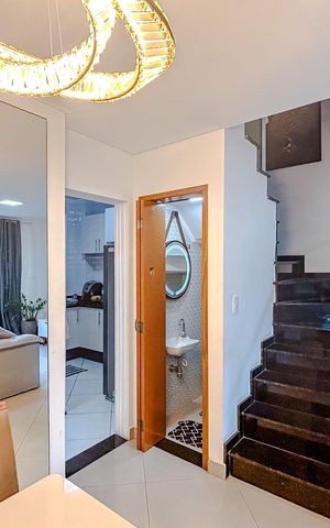 Casa de condomínio à venda com 116m², 2 quartos e 2 vagasSala de Jantar