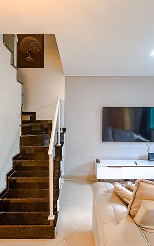 Casa de condomínio à venda com 116m², 2 quartos e 2 vagasSala de Jantar
