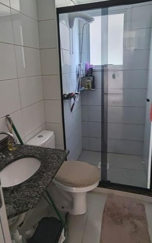 Apartamento à venda com 44m², 2 quartos e 1 vaga Apartamento à venda com 44m², 2 quartos e 1 vagaBanheiro