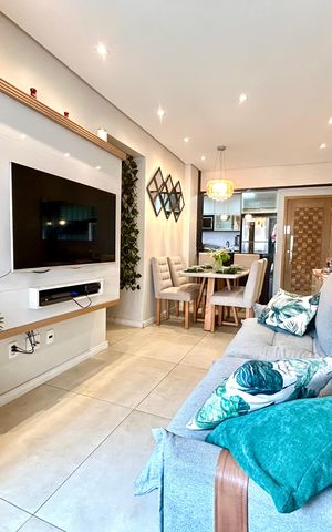 Apartamento à venda com 59m², 2 quartos e 1 vaga Apartamento à venda com 59m², 2 quartos e 1 vagaVaranda da Sala