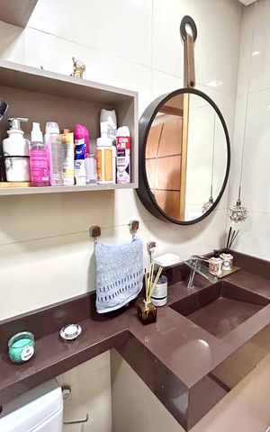 Apartamento à venda com 59m², 2 quartos e 1 vaga Apartamento à venda com 59m², 2 quartos e 1 vagaBanheiro 1