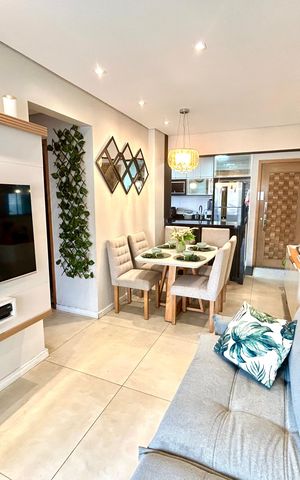 Apartamento à venda com 59m², 2 quartos e 1 vaga Apartamento à venda com 59m², 2 quartos e 1 vagaSala