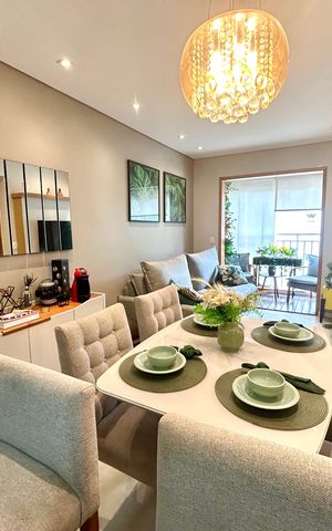 Apartamento à venda com 59m², 2 quartos e 1 vaga Apartamento à venda com 59m², 2 quartos e 1 vagaSala