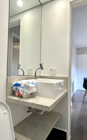 Apartamento para alugar com 39m², 1 quarto e 1 vaga Apartamento para alugar com 39m², 1 quarto e 1 vagaBanheiro