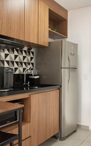 Studio à venda com 26m², 1 quarto e sem vagaCozinha